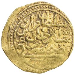 OTTOMAN EMPIRE: Murad III, 1574-1595, AV sultani (3.41g), Misr, AH982. VF