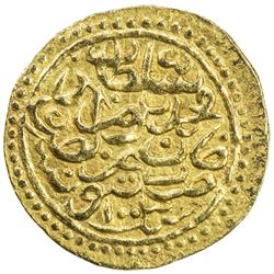 OTTOMAN EMPIRE: Mehmet III, 1595-1603, AV sultani (3.50g), Tunis, AH1003. EF