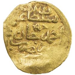 OTTOMAN EMPIRE: Osman II, 1618-1622, AV sultani (3.42g), MM, AH(1027). VF
