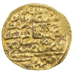 OTTOMAN EMPIRE: Murad IV, 1623-1640, AV sultani (3.41g), Misr, AH1032. VF-EF