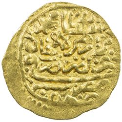 OTTOMAN EMPIRE: Mehmet IV, 1648-1687, AV sultani (3.36g), Misr, AH1058. EF