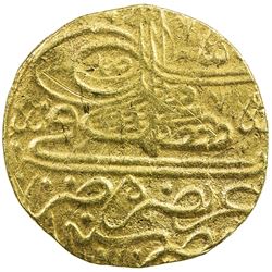 EGYPT: Mustafa II, 1695-1703, AV jedid eshrefi (3.48g), Misr, AH1106. VF