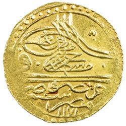 EGYPT: Mustafa III, 1757-1774, AV zeri mahbub (2.56g), Misr, AH1171. AU