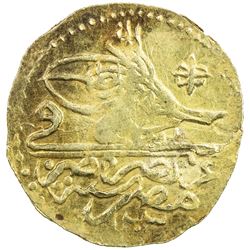 EGYPT: Selim III, 1789-1807, AV zeri mahbub (2.51g), Misr, AH1203. AU