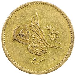 EGYPT: Abdul Mejid, 1839-1861, AV 50 qirsh, Misr, AH1255 year 15. VF-EF