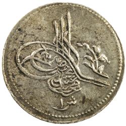 EGYPT: Murad V, 1876, AR qirsh, Misr, AH1293 year 1. EF-AU