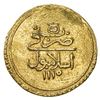 Image 2 : TURKEY: Ahmed III, 1703-1730, AV sultani (findik) (3.46g), Islambul, AH1115. VF