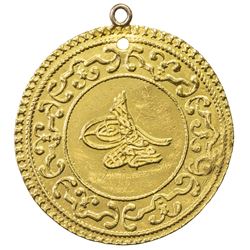 TURKEY: Mahmud I, 1730-1754, AV 3 altin (ucluk findik) (10.26g), Islambul, AH1143. EF