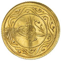 TURKEY: Mahmud II, 1808-1839, AV 2 rumi altin (4.78g), Kostantiniye, AH1223 year 11. AU