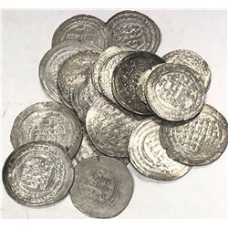 BUWAYHID: LOT of 20 silver dirhams