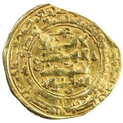 GREAT SELJUQ: Malikshah I, 1072-1092, AV dinar (4.50g), al-Ahwaz, AH480. F-VF