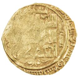 GREAT MONGOLS: temp. Ogedei, 1227-1241, AV dinar (4.17g), Astarabad, AH629. VF