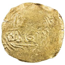 GREAT MONGOLS: Mongke, 1251-1260, AV broad dinar (5.63g), NM, ND. EF
