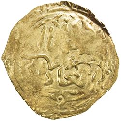 GREAT MONGOLS: Mongke, 1251-1260, AV broad dinar (2.36g), NM, ND. EF