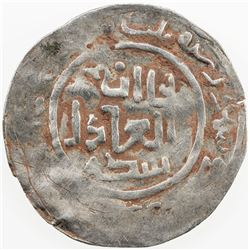 SHAHS OF BADAKHSHAN: Dawlatshah, 1291-1294, AR dirham (1.96g), Badakhshan, AH(6)93. VF