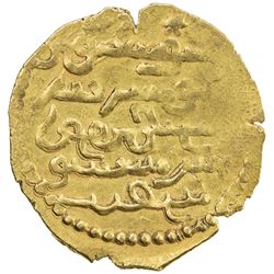 ILKHAN: Abaqa, 1265-1282, AV dinar (3.98g), Tabriz, AH67x. EF