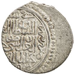 ILKHAN: Musa Khan, 1336-1337, AR 2 dirhams (2.80g), Tabriz, AH7(3)6. VF