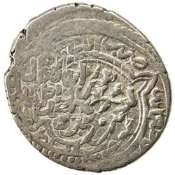 ILKHAN: Taghay Timur, 1336-1353, AR 6 dirhams (4.28g), al-B(asra), AH7xx. VF