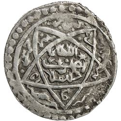 ILKHAN: Sulayman, 1339-1346, AR 2 dirhams (1.39g), Tabriz, AH745. VF