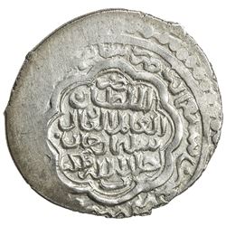 ILKHAN: Sulayman, 1339-1346, AR 4 dirhams (2.83g), Shasiman, AH744. VF-EF