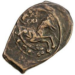 SHEKI: Anonymous, ca. 1810-1830, AE falus (4.15g), Sheki, ND. VF