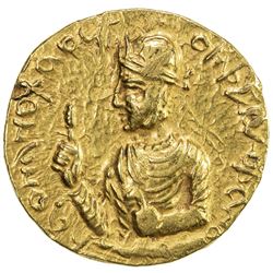 KUSHAN: Huvishka, ca. 155-187, AV dinar (7.95g). EF