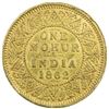 Image 2 : BRITISH INDIA: Victoria, Queen, 1837-1876, AV mohur, 1862(c). EF