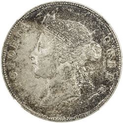 HONG KONG: Victoria, 1841-1901, AR 50 cents, 1892, KM-9.1, NGC graded MS61