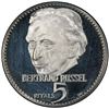 Image 2 : AJMAN: Rashid Bin Hamad al-Naimi, 1928-1981, AR 5 riyals, ND (1970). PCGS PF64