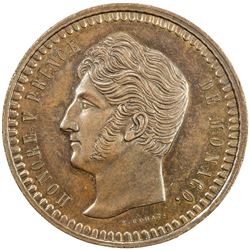 MONACO: Honore V, 1819-1841, AE decime, 1838. UNC