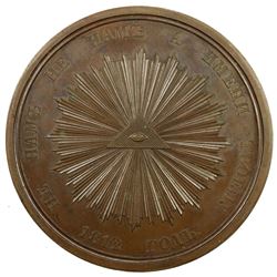 RUSSIA: Nicholas I, 1825-1855, AE medal, 1838. AU