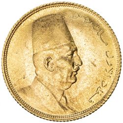 EGYPT: Fuad, as King, 1922-1936, AV 20 piastres, 1923/AH1341. UNC