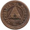 Image 1 : HONDURAS: Republic, AE 1/2 centavo, 1891. PCGS AU55