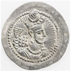 SASANIAN KINGDOM: Yazdigerd II, 438-457, AR drachm (4.17g), LD (Rayy). AU