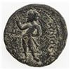 Image 2 : KUSHAN: Kanishka I, ca. 127-147, AE 1/2 unit (8.19g). VF