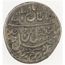 AWADH: Wajid Ali Shah, 1847-1856, AR 1/16 rupee (0.67g), Lucknow, AH1272 year 10. F