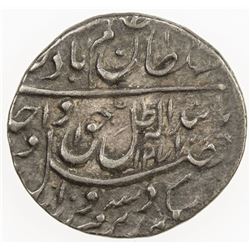 AWADH: Wajid Ali Shah, 1847-1856, AR 1/8 rupee (1.36g), Lucknow, AH1271 year 9. VF