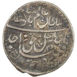 AWADH: Wajid Ali Shah, 1847-1856, AR 1/4 rupee (2.71g), Lucknow, AH1269 year 6. VF