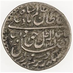 AWADH: Wajid Ali Shah, 1847-1856, AR 1/4 rupee (2.74g), Lucknow, AH1271 year 9. VF