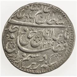 AWADH: Wajid Ali Shah, 1847-1856, AR rupee (11.14g), Lucknow, AH1265 year 2. EF