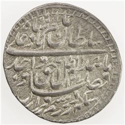 AWADH: Wajid Ali Shah, 1847-1856, AR rupee (11.13g), Lucknow, AH1271 year 8. EF