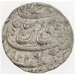 AWADH: Brijis Qadir, 1857-1858, AR rupee (11.13g), Suba, AH"1229" year "26". VF-EF