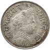 Image 1 : BARODA: Sivaji Rao III, 1875-1938, AR 1/2 rupee, VS1951 (1894). EF