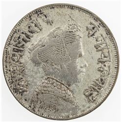 BARODA: Sivaji Rao III, 1875-1938, AR 1/2 rupee (5.70g), VS1948. VF-EF