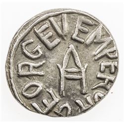 BUNDI: Raghubir Singh, 1888-1927, AR 1/2 rupee (5.37g), VS1972. EF-AU