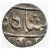 Image 1 : MARATHA CONFEDERACY: PUNE: AH 1/4 rupee (2.83g), Pune (Poona), FE1230. VF-EF