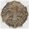 Image 2 : BRITISH INDIA: George V, 1910-1936, 1 anna, 1919(b)