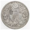 Image 2 : CHOPMARKED COINS: JAPAN: Meiji, 1868-1912, AR yen, year 29 (1896)