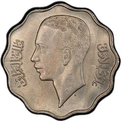 IRAQ: Ghazi I, 1933-1939, 10 fils, 1938-I/AH1357. PCGS MS64
