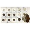 Image 1 : STRAITS SETTLEMENTS: LOT of 11 copper and 12 silver coins